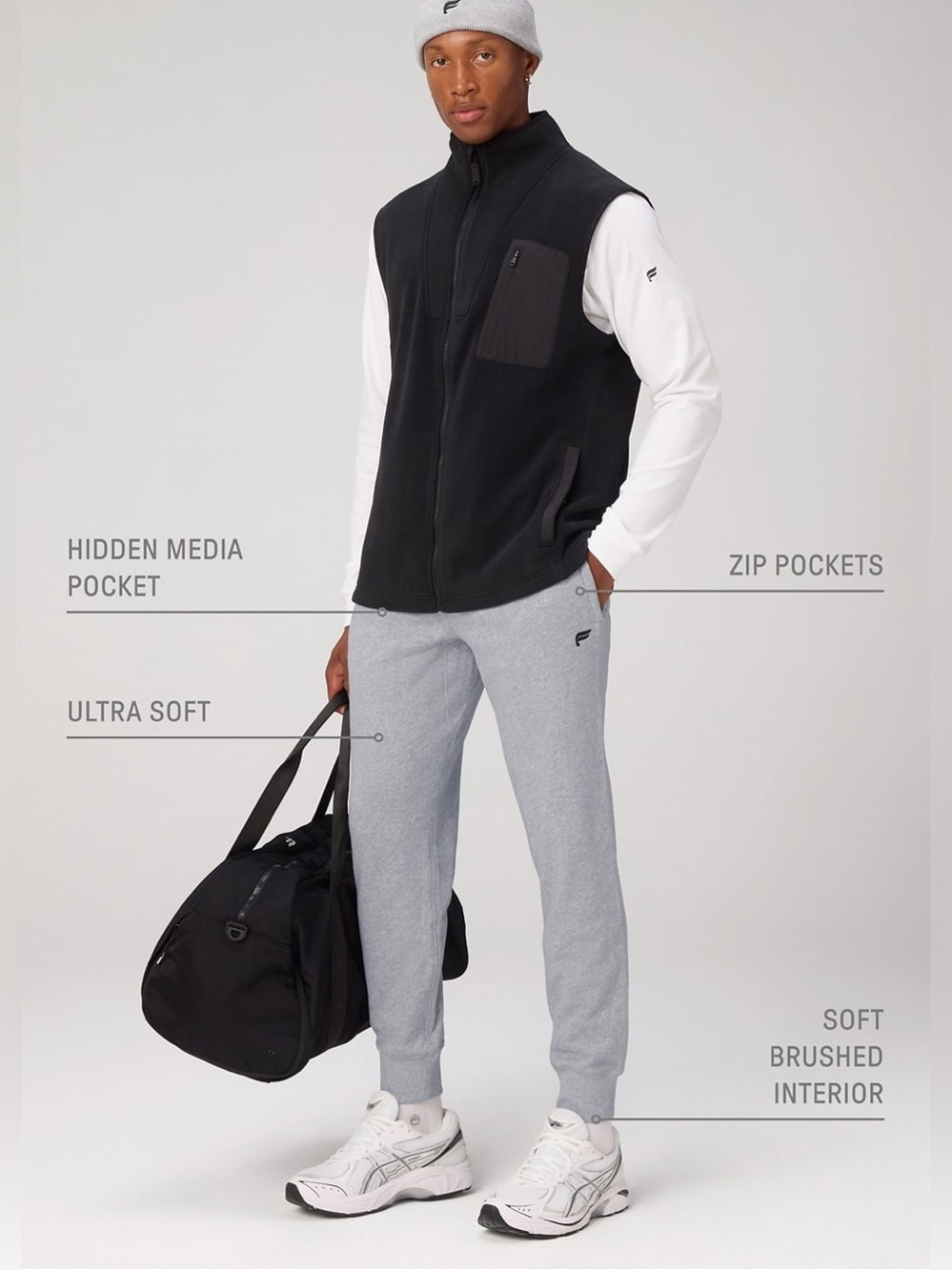 Medium Fabletics Go To Joggers, gray